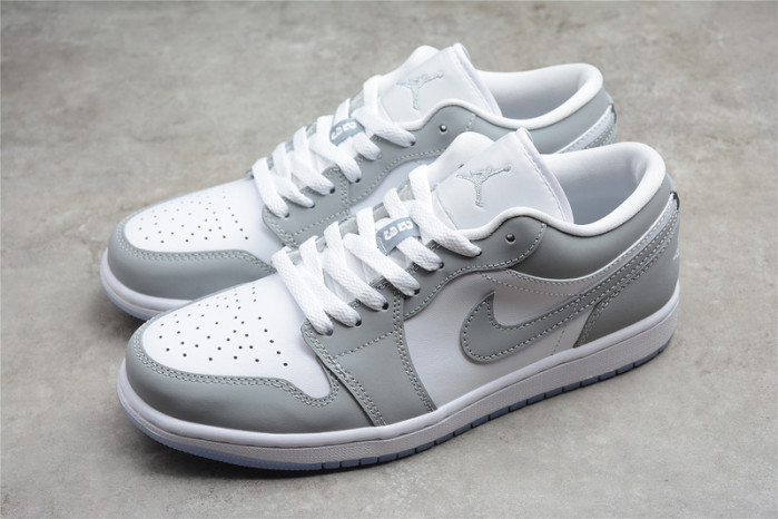 air jordan 1 low wolf grey (w) dc0774-105