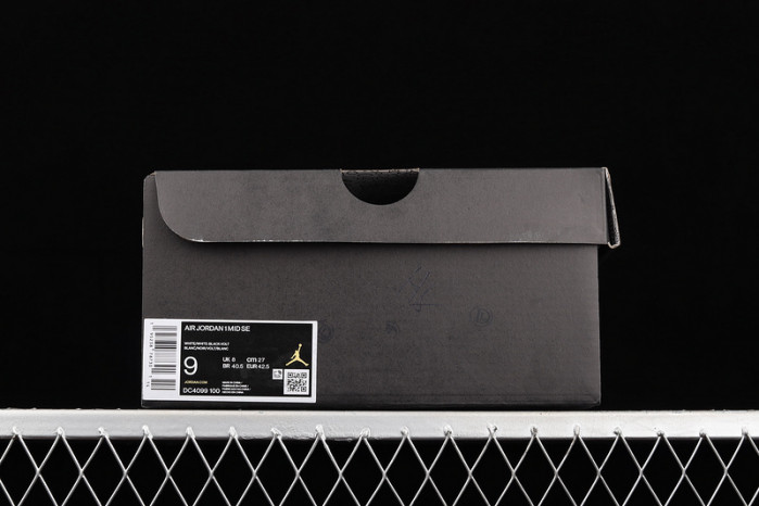 air jordan 1 mid se diy (gs) dc4099-100