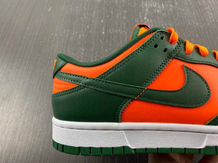nike dunk low “miami hurricanes” dd1391-300
