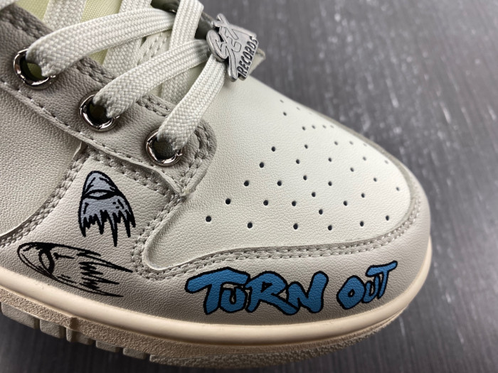 nike dunk low Ch*0me He**ts dd1503-107.