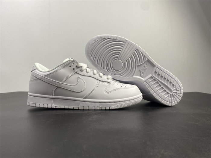 nike dunk low triple white (2021) dd1503-109