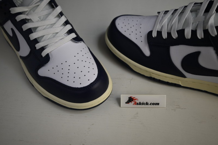 nike sb dunk low navy blue white dd1503-115