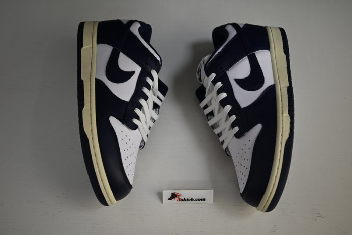 nike sb dunk low navy blue white dd1503-115