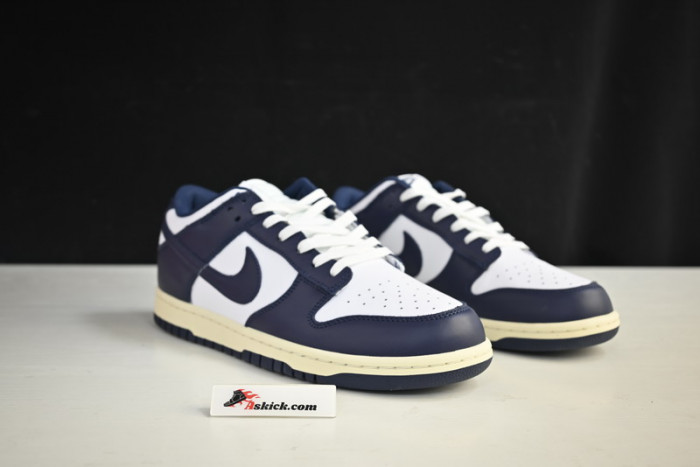 nike sb dunk low navy blue white dd1503-115