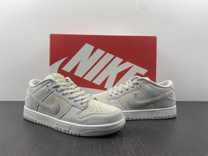 nike dunk low prm “vast grey” dd8338-001
