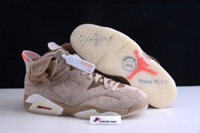 air jordan 6 retro travis scott british khaki dh0690-200