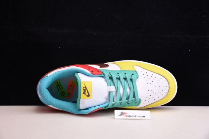 nike dunk low free 99 white dh0952-100