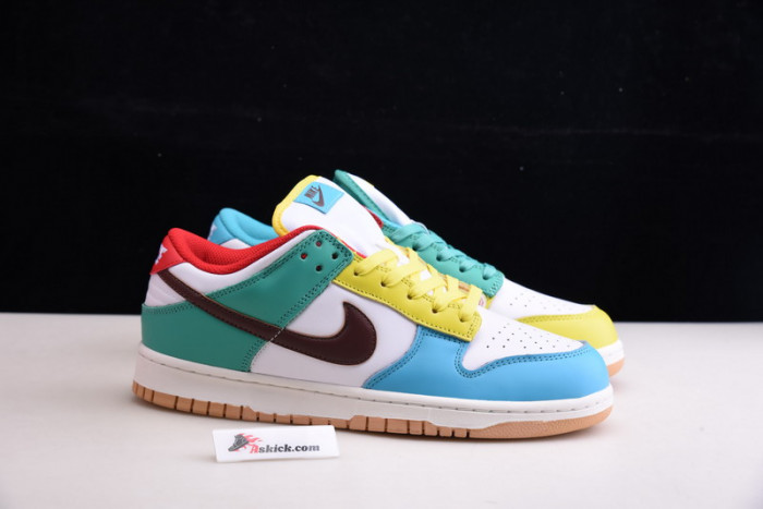 nike dunk low free 99 white dh0952-100