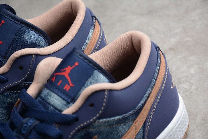 air jordan 1 low se denim dh1259-400