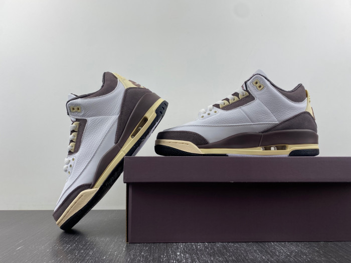 air jordan 3 retro white brown dh3434-113