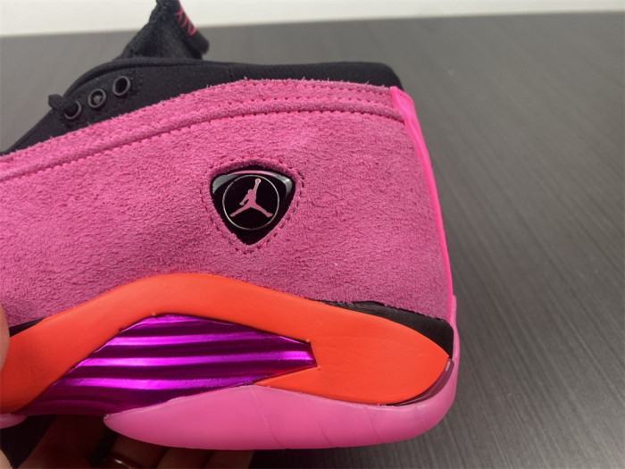air jordan 14 low wmns “shocking pin” dh4121-600