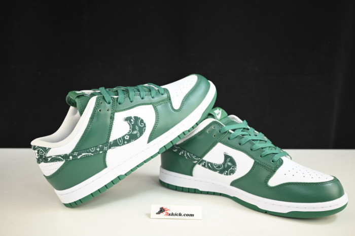 nike dunk low essential paisley pack green (w) dh4401-102