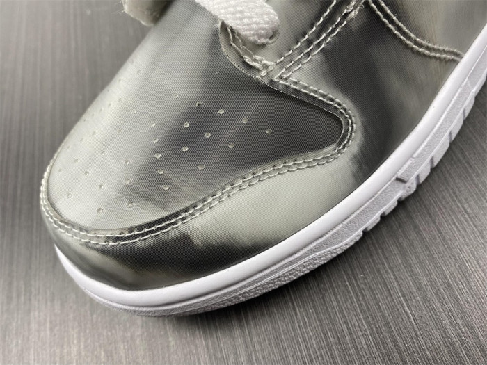 nike dunk high clot metallic silver dh4444-900