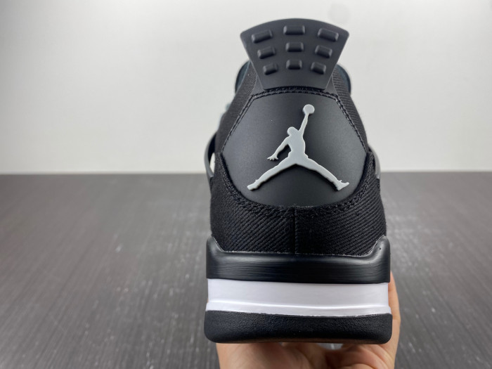 air jordan 4 “black canvas” dh7138-006