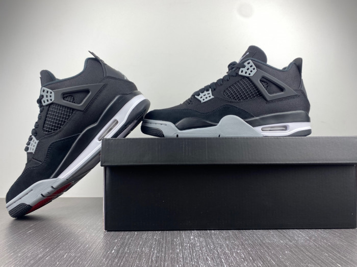 air jordan 4 “black canvas” dh7138-006