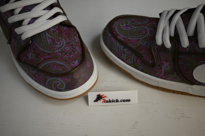 nike sb dunk low pro paisley brown dh7534-200