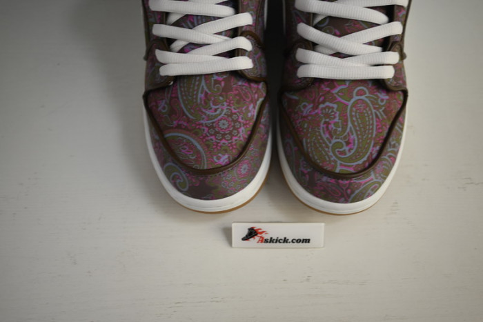 nike sb dunk low pro paisley brown dh7534-200