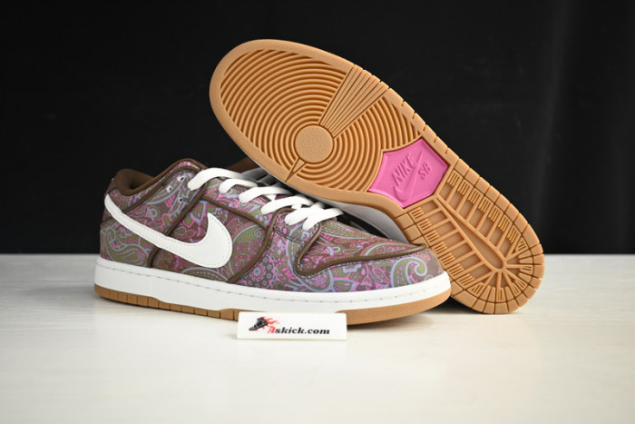 nike sb dunk low pro paisley brown dh7534-200