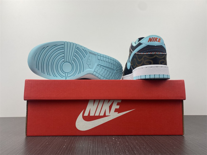 nike dunk low barbershop black dh7614-001