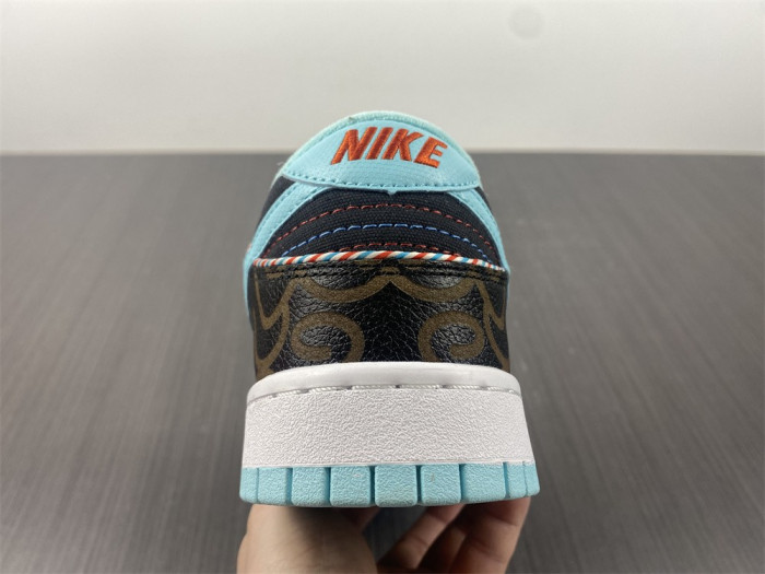 nike dunk low barbershop black dh7614-001