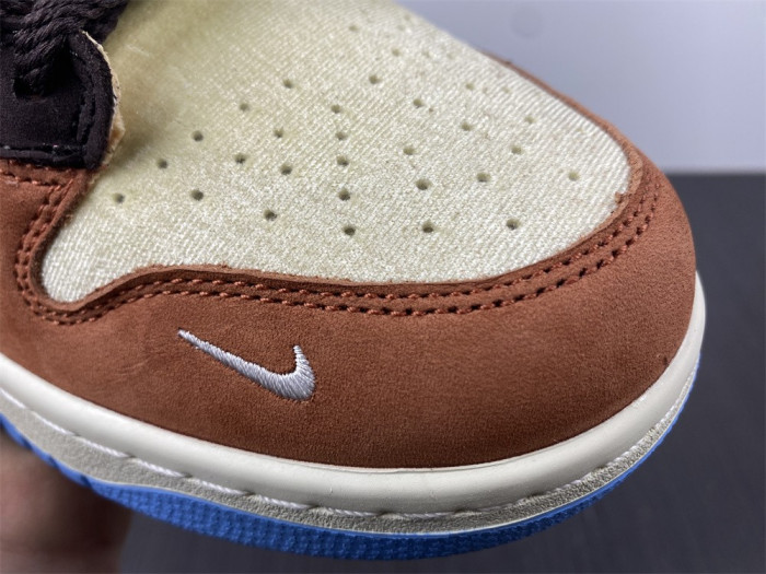 nike dunk mid social status free lunch chocolate milk dj1173-700