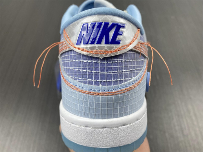 union x nike dunk low blue dj9649-400