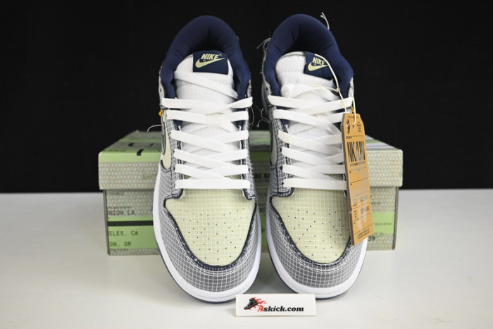 nike union la x dunk low midnight navy dj9649-401