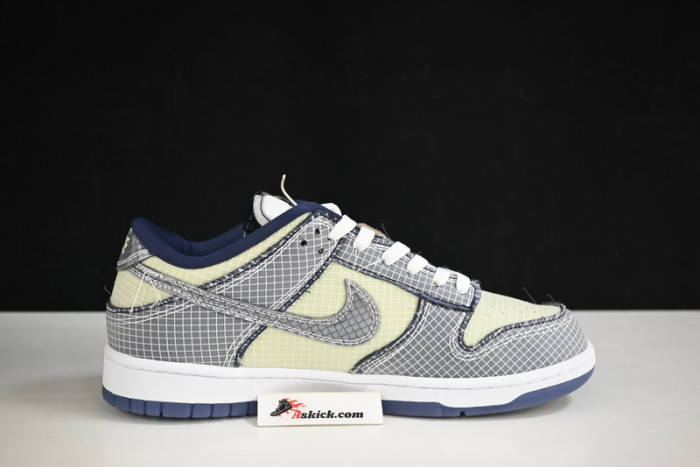 nike union la x dunk low midnight navy dj9649-401