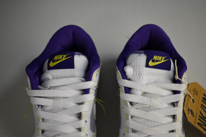 unlon x sb dunk low white purple dj9649-500