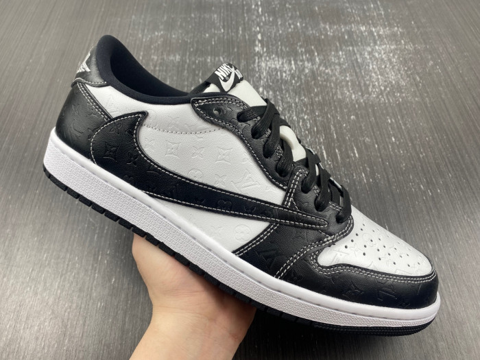 travis scott x air jordan 1 low black dl2211-001