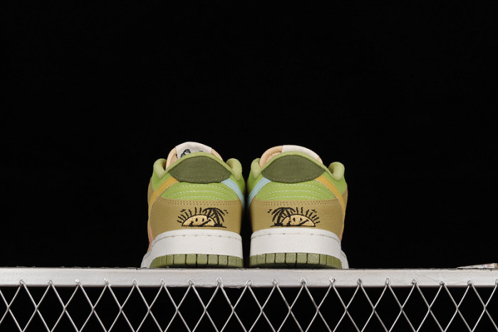 nike dunk low next nature sun club arctic orange dm0583-800