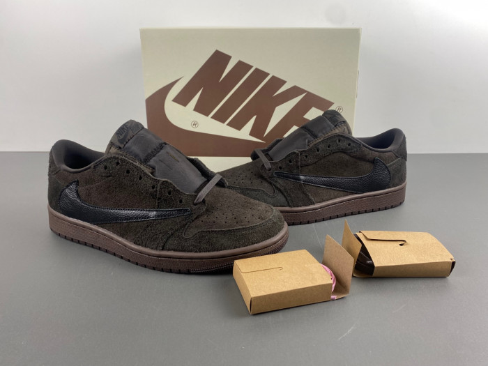 travis scott x air jordan 1 low og “velvet brown” dm7866-202.