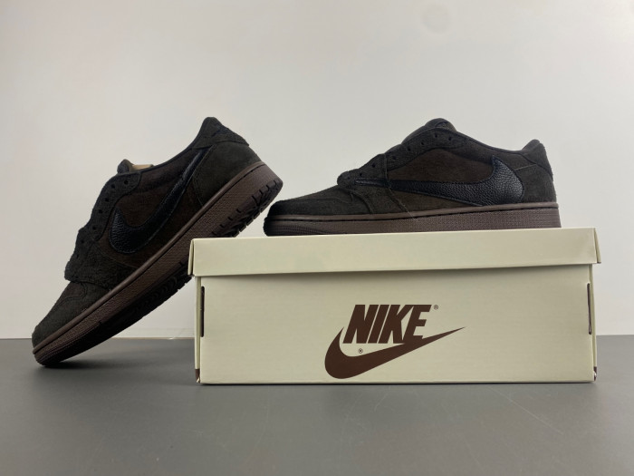 travis scott x air jordan 1 low og “velvet brown” dm7866-202.