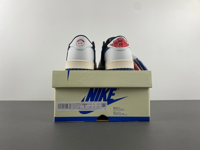 Travis Scott x Air Jordan 1 Low Blue DM7866-713