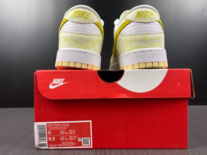 nike dunk low yellow strike (w) dm9467-700