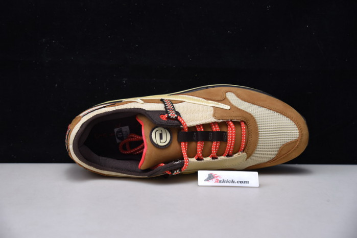 travis scott x nike air max 1 wheat do9392-701