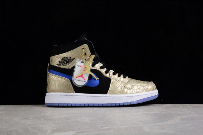 air jordan 1 high zoom air cmft gold laser dq0659-700