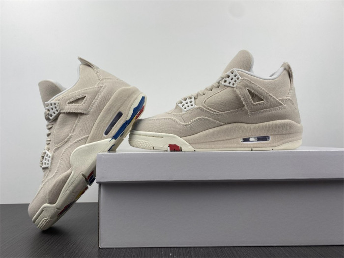 air jordan 4 retro blank canvas (w) dq4909-100