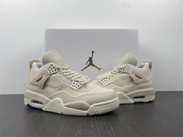 air jordan 4 retro blank canvas (w) dq4909-100