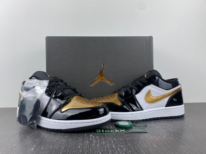 air jordan 1 low se gold toe dr6970-071
