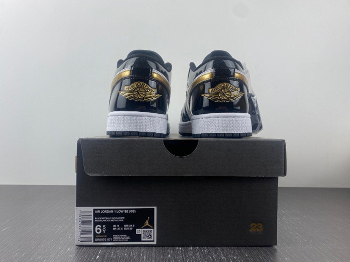 air jordan 1 low se gold toe dr6970-071