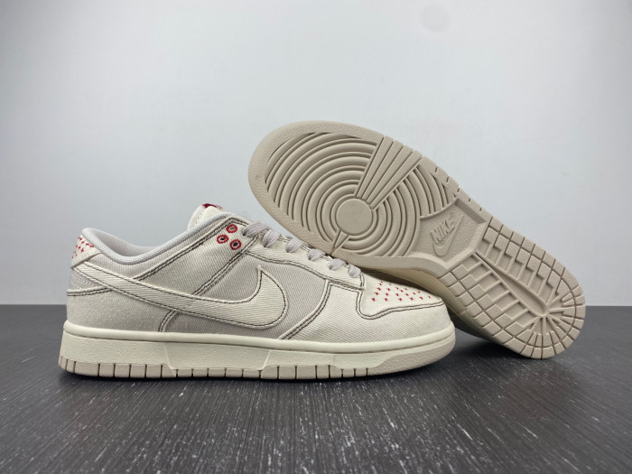 nike dunk low light orewood brown sashiko dv0834-100