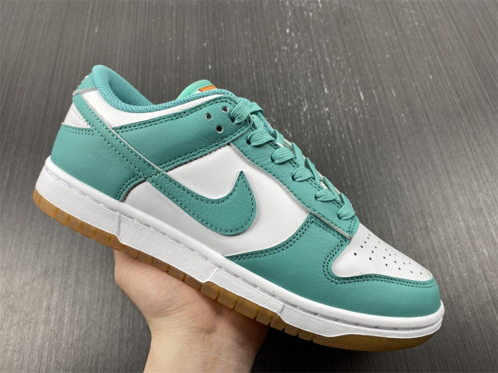 nike dunk low white turquoise dv2190-100