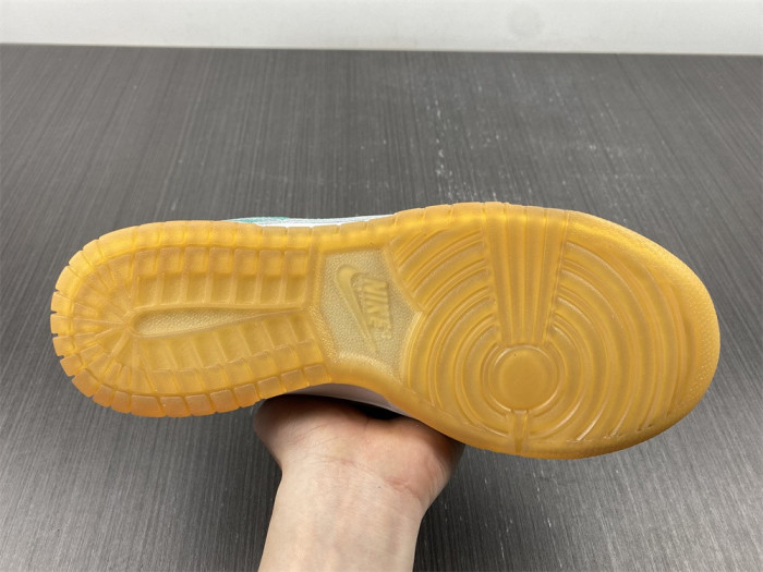 nike dunk low white turquoise dv2190-100