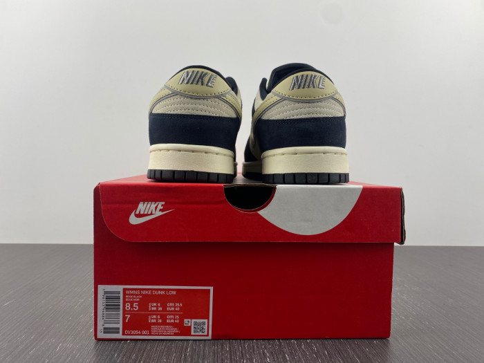 nike dunk low “navy suede” dv3054-001