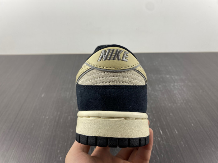 nike dunk low “navy suede” dv3054-001