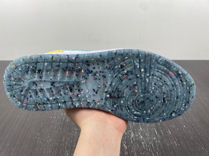 air jordan 1 low gs “citron pulse” dx4375-800