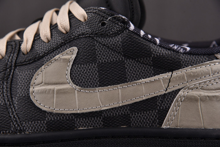 LV x Air Jordan 1 Low x Off-White x Travis Scott DZ2505-001