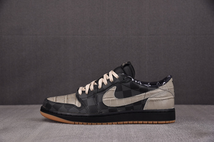 LV x Air Jordan 1 Low x Off-White x Travis Scott DZ2505-001