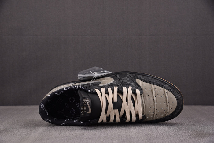 LV x Air Jordan 1 Low x Off-White x Travis Scott DZ2505-001